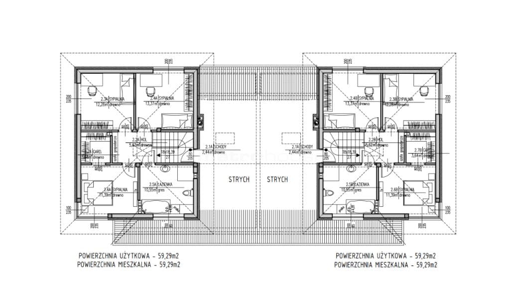 NOWOCZESNY BLIŹNIAK w Skrzeszewie (150 m²) - zdjęcie 12