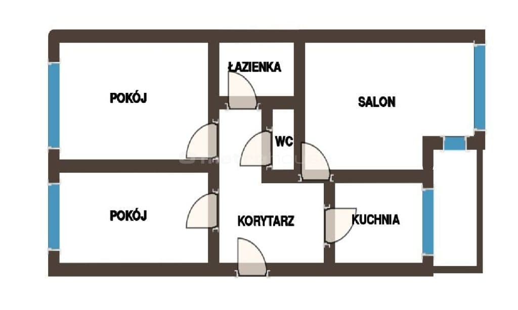 TRZY POKOJE, DUŻY TARAS OSIEDLE POŁUDNIE - zdjęcie 2