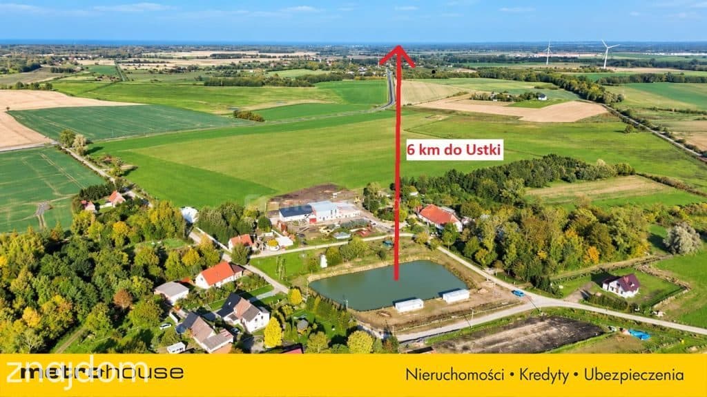 WYJĄTKOWA DZIAŁKA ZE STAWEM I DOMKAMI BLISKO USTKI - zdjęcie 4