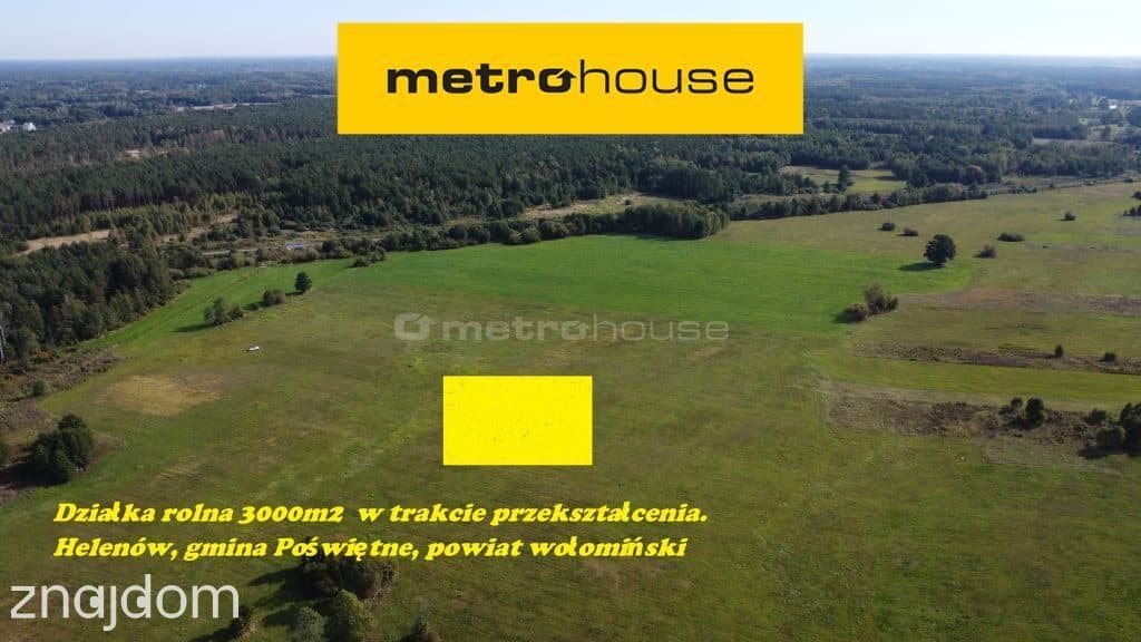 3000m2 działka rolna wystąpiono o WZ gm Poświętne