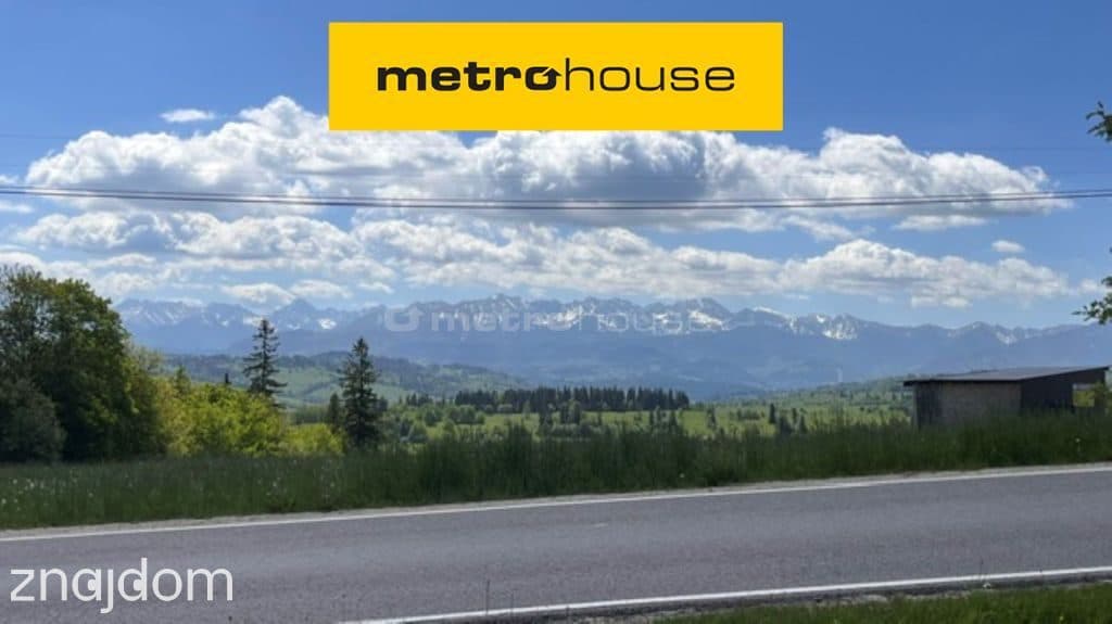 Bańska Wyżna - piękna działka z widokiem na Tatry.