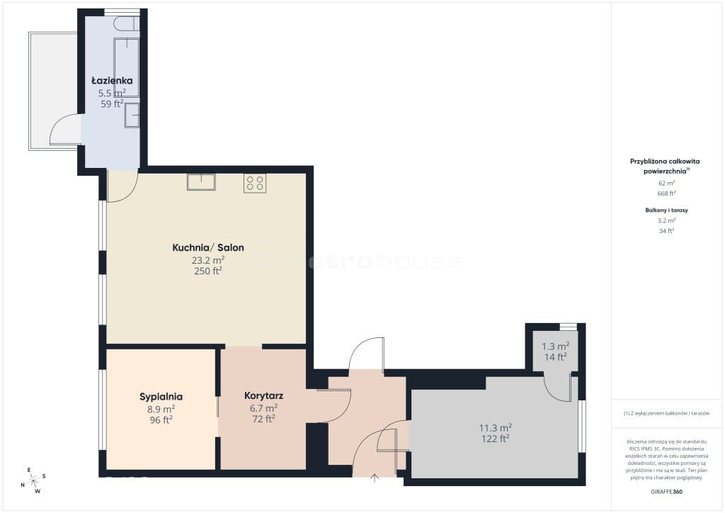3 pokoje - 67 m², piwnica - Lwówek Śląski - zdjęcie 4