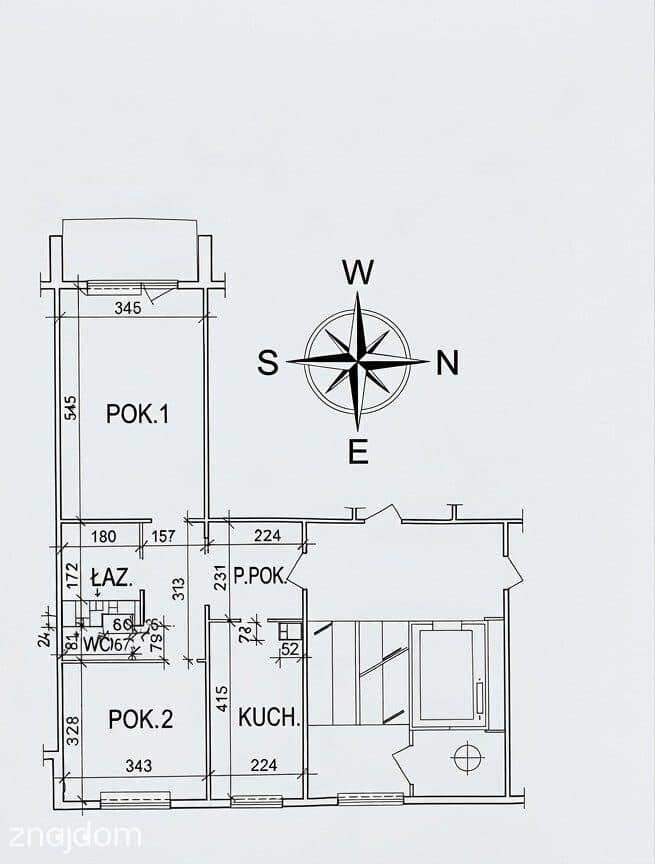 53 m² | 2 POKOJE | OSOBNA KUCHNIA | BALKON Z WIDOKIEM NA ZIELEŃ - zdjęcie 18