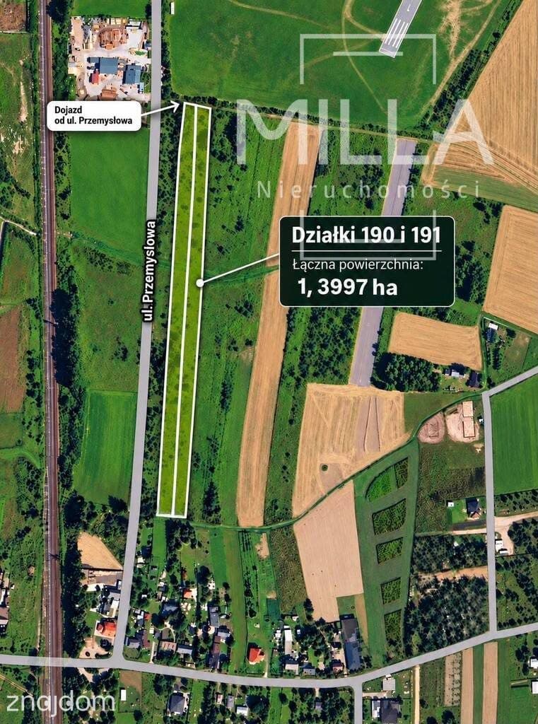 🏢 DZIAŁKA USŁUGOWA 13 997 m² | PIOTRKÓW TRYB. | ok. ul. Przemysłowej