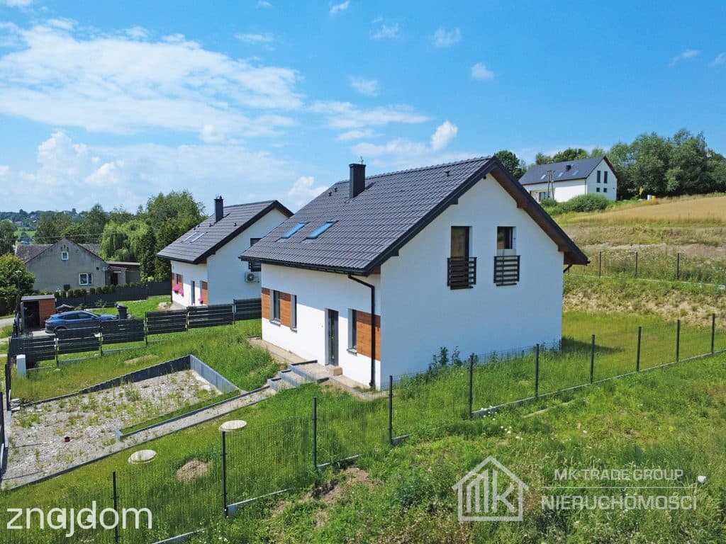 Nowy dom wolnostojący 116m2 ok. Wieliczki, 8ar
