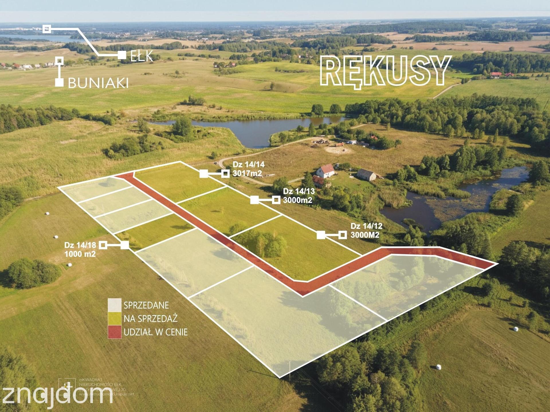 Działka w Rękusach 6km od Ełku - zdjęcie 2