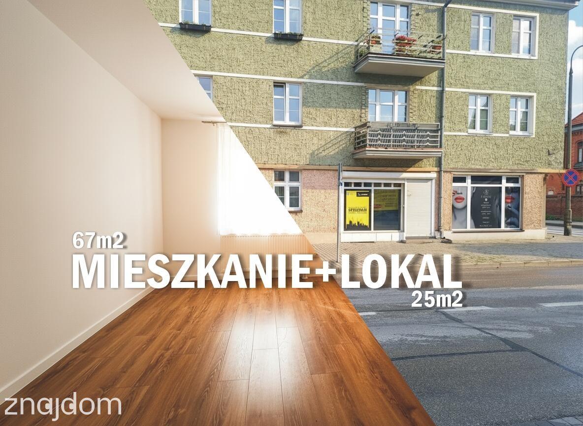Mieszkanie z lokalem w centrum Ełku