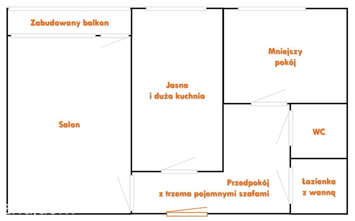 2 pokojowe, duże mieszkanie przy Horbaczewskiego. - zdjęcie 15