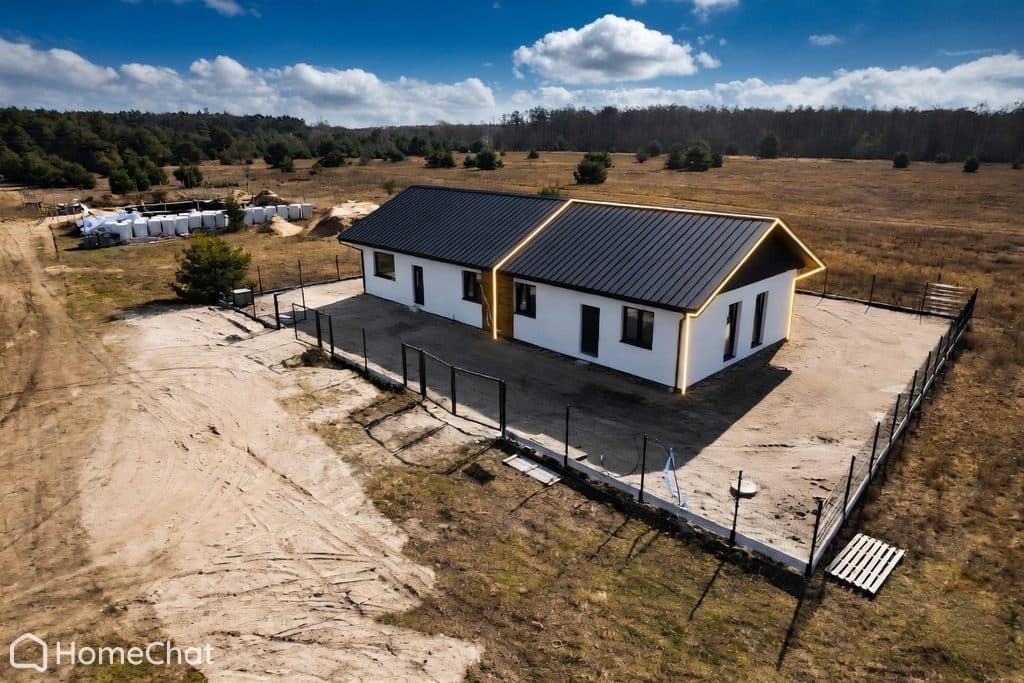 Nowy parterowy dom jednorodzinny lokalowy 70 m²