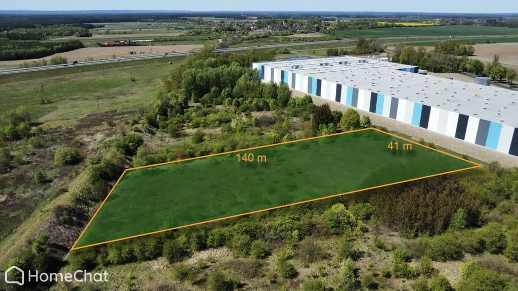 Grunt 4900 m2 pod halę i TIR blisko S3