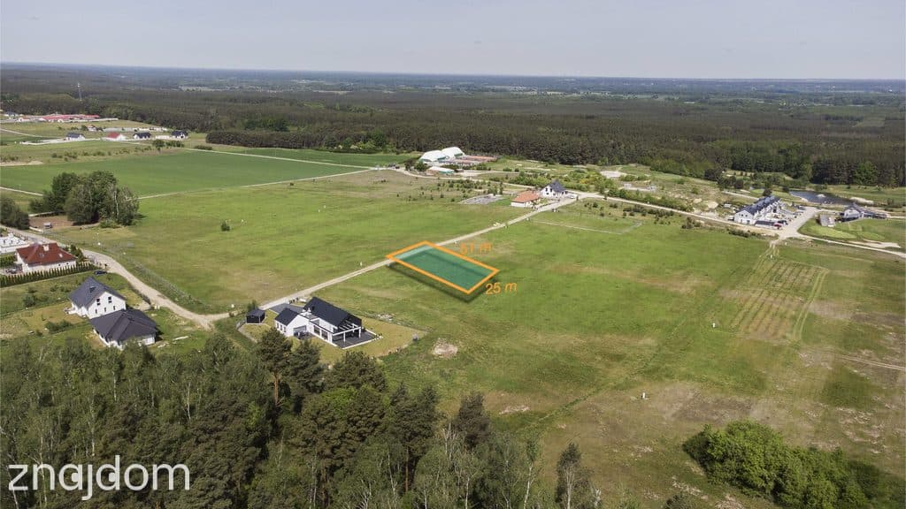 Przytok: 1275m2 pod dom. Media na działce - zdjęcie 4