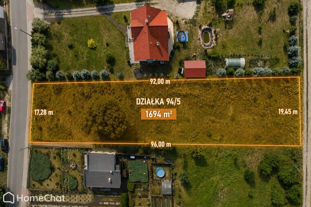 Działka z WZ | 1694 m² | Bożnów k. Żagania
