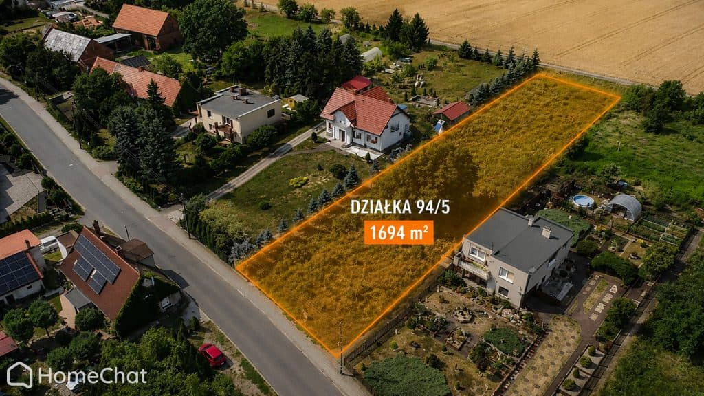 Działka z WZ | 1694 m² | Bożnów k. Żagania