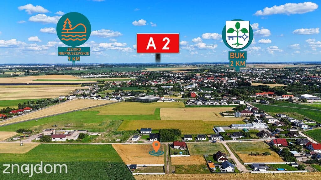 Działka Wielka Wieś k/Buku, 30 min od Poznania - zdjęcie 7