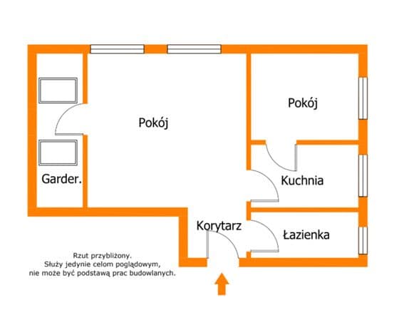 Żary, 60,5m² w kamienicy - świetna inwestycja - zdjęcie 2