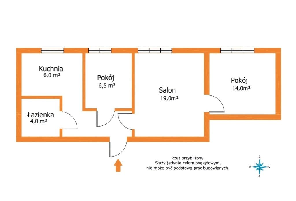 3 pokoje | M4 54m2 | PANORAMA Łodzi - zdjęcie 10