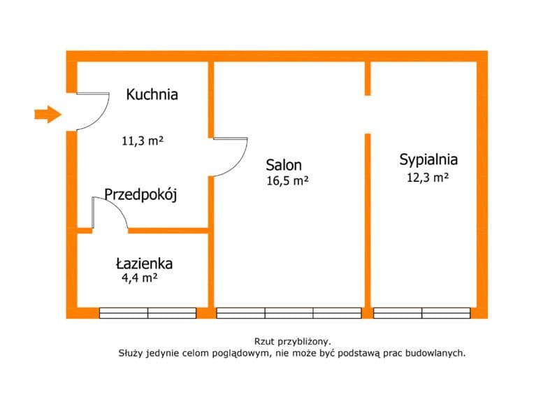 KOMFORTOWE 44M2 W PEŁNI UMEBLOWANE - zdjęcie 8