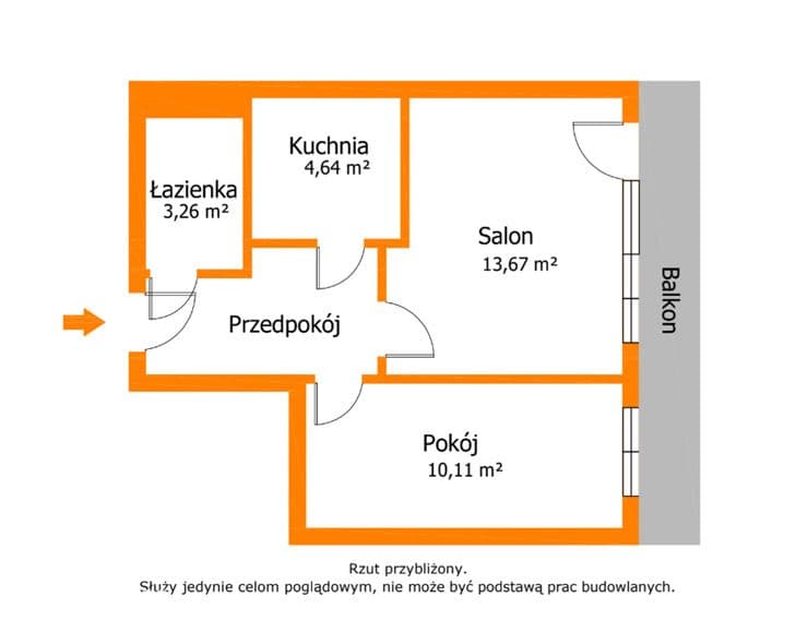 Ustawne 2 pokoje z balkonem i potencjałem - zdjęcie 4