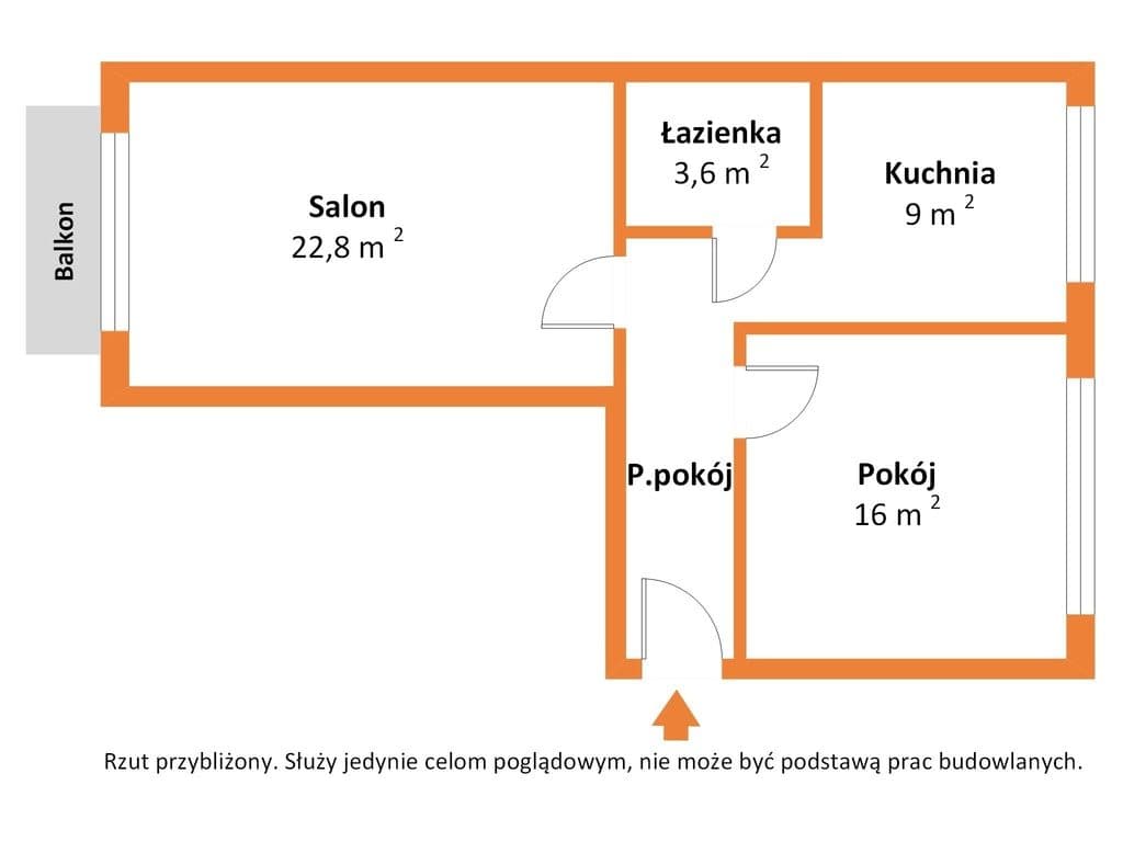 Rozkładowe 54 m² z własnym schronem! Pabianice - zdjęcie 10