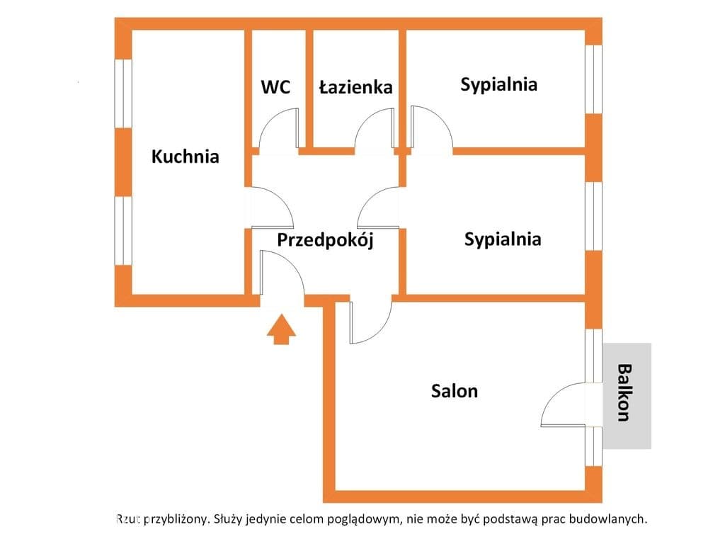 62 m² z garażem wśród zieleni - zdjęcie 7