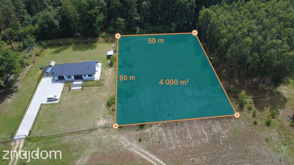 Działka przy lesie 4000 m² z warunkami zabudowy – Biały Bór - zdjęcie 2