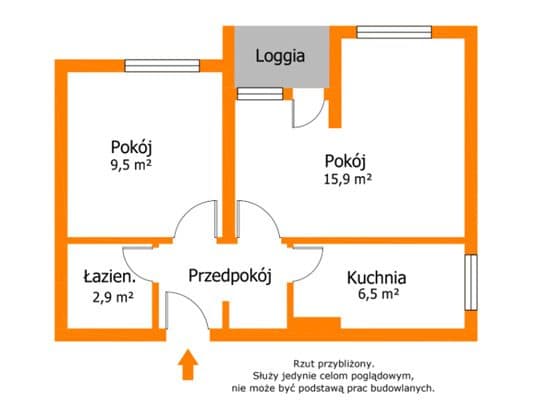 Mieszkanie ul. Sucharskiego -1 piętro -REZERWACJA - zdjęcie 3