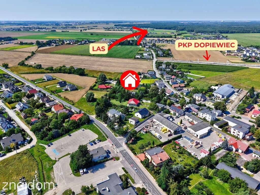 Dopiewiec: Działka 673m² | media | droga - zdjęcie 7