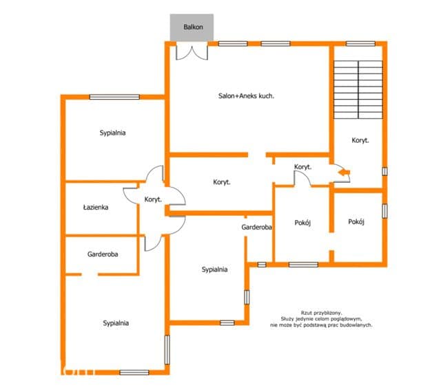 Przestronne 5 pokoi w kamienicy, 123 m² - zdjęcie 4