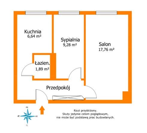 Ciche i przestronne – 2 pokoje w sercu Szczecina - zdjęcie 9
