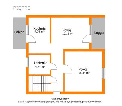 Dom z dużym potencjałem wykończeniowym - zdjęcie 3