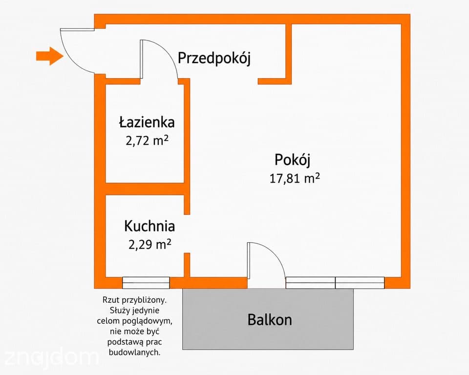 Twoja Kawalerka w Budynku z Cegły i z Balkonem. - zdjęcie 10