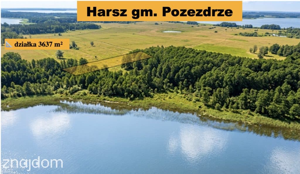 Działka budowlana nad jeziorem - Mazury. - zdjęcie 3
