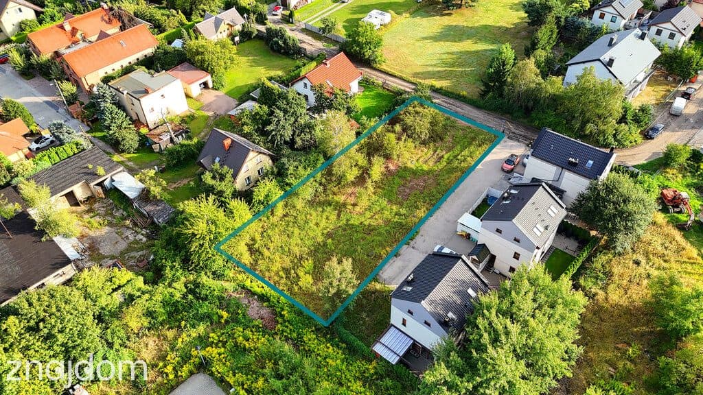 Atrakcyjna działka budowlana 1053 m² – Luboń