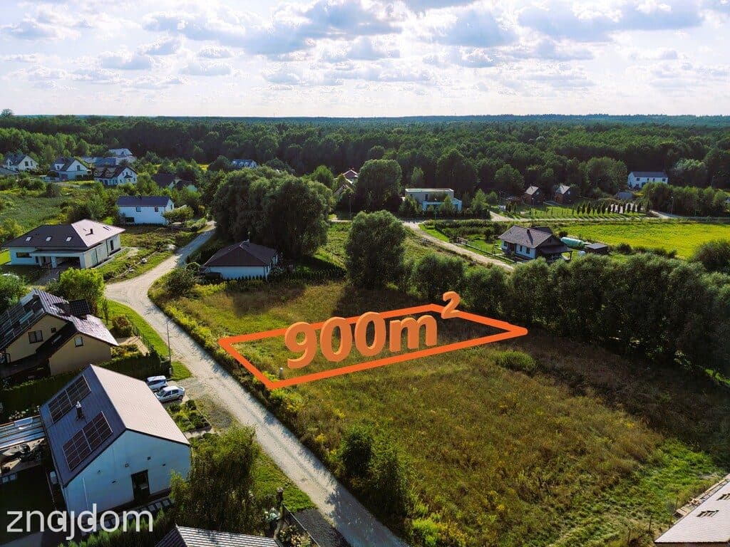 Buduj od zaraz! Działka 900 m² przy lesie