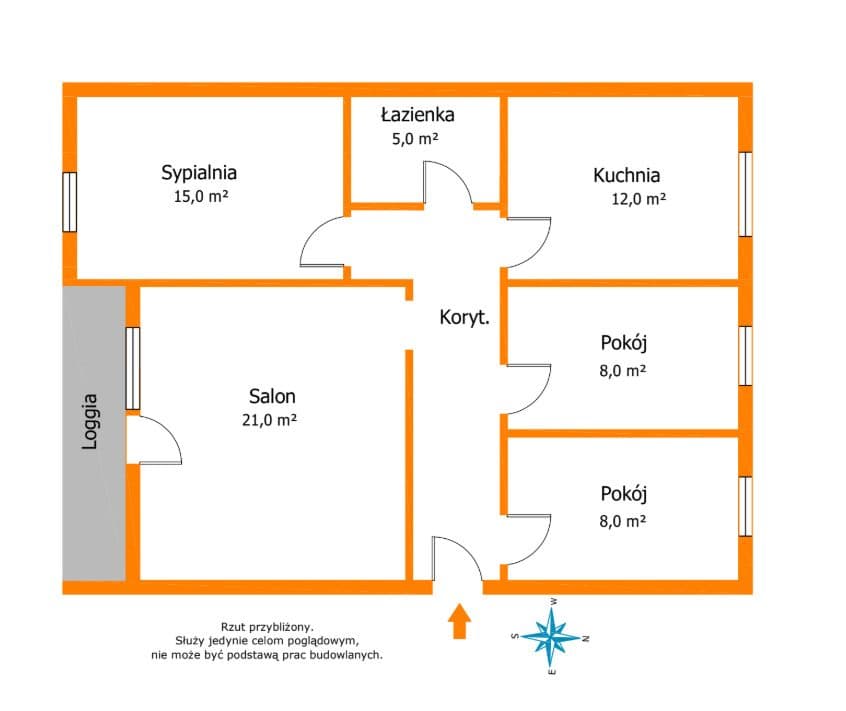 Komfortowe 79m² | 3 min od Tarnowa Podgórnego - zdjęcie 10