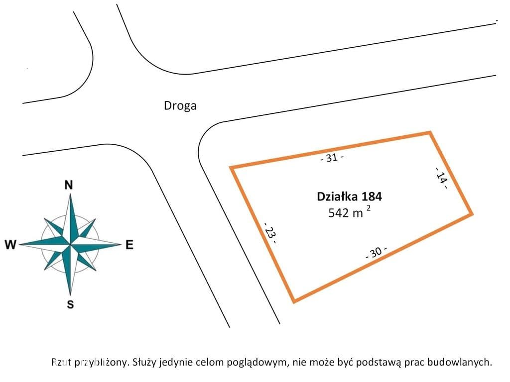 Działka 542 m², inwestycyjna, MPZP - zdjęcie 8