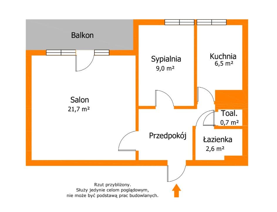 Słonecznie, wygodnie i z widokiem – 2-pok, Jasna - zdjęcie 6