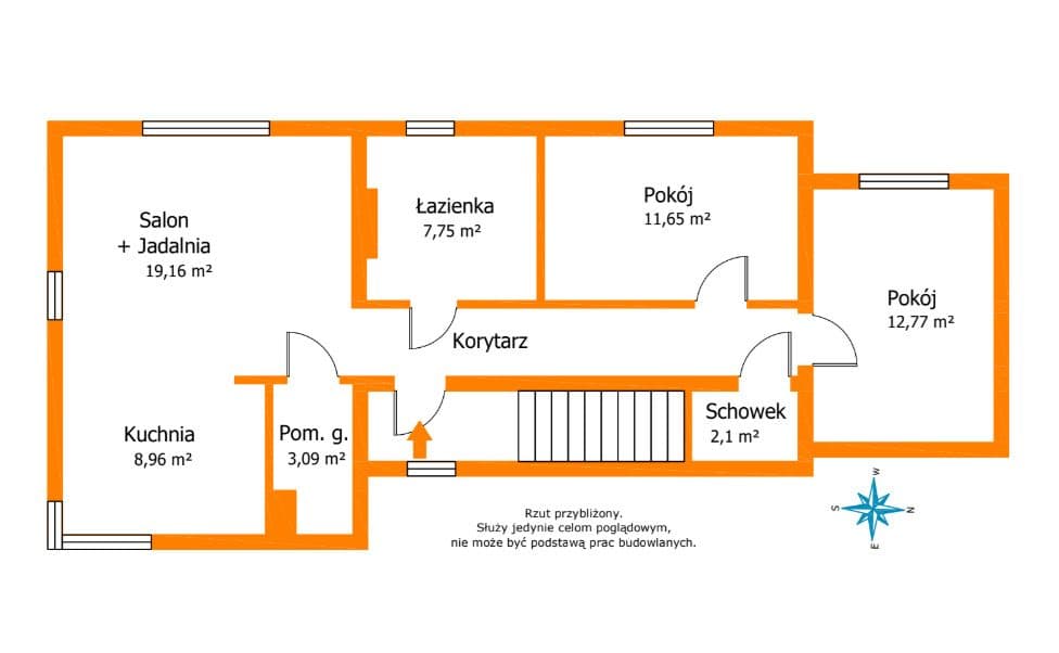 bezczynszowe mieszkanie 83m² z ogródkiem 104m² - zdjęcie 4