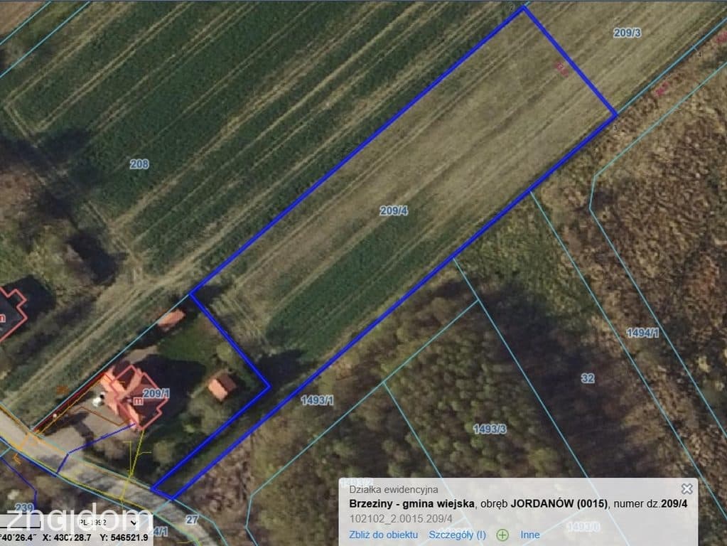 Działka 3754 m² z WZ – Ignaców, gm. Brzeziny - zdjęcie 8