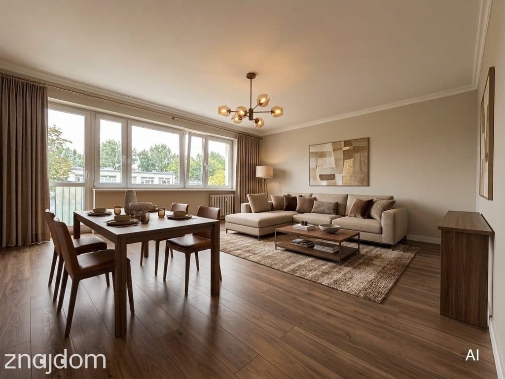 Rozkładowe 60,82 m² w Pabianicach, blisko Łodzi