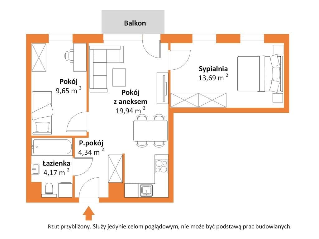 3 pokoje przy Politechnice | Nowa Przędzalnia - zdjęcie 4