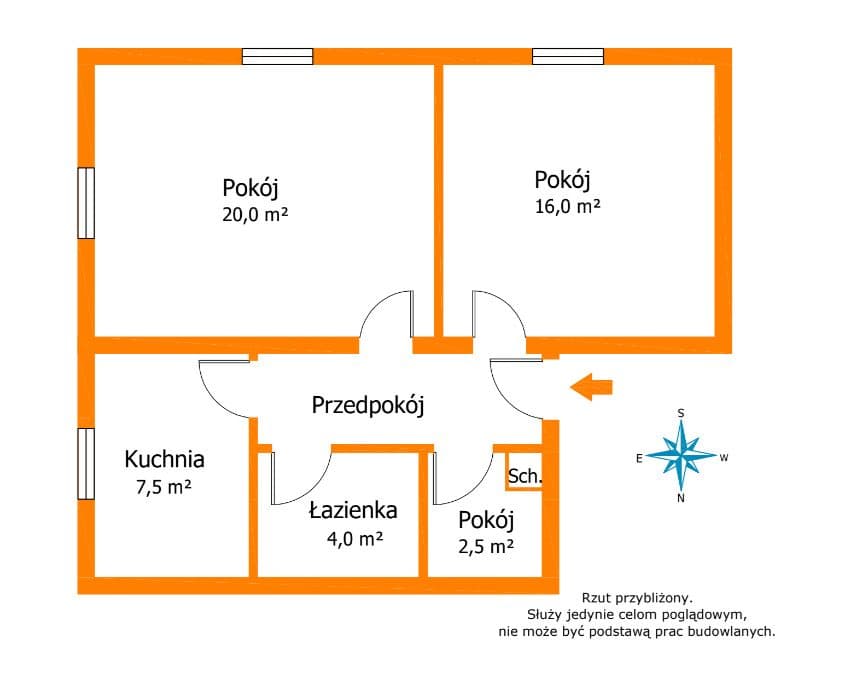Mieszkanie Plac Dąbrowskiego - zdjęcie 2