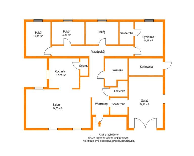 Parterowy dom 174 m² z dużą działką | Kwilcz - zdjęcie 6