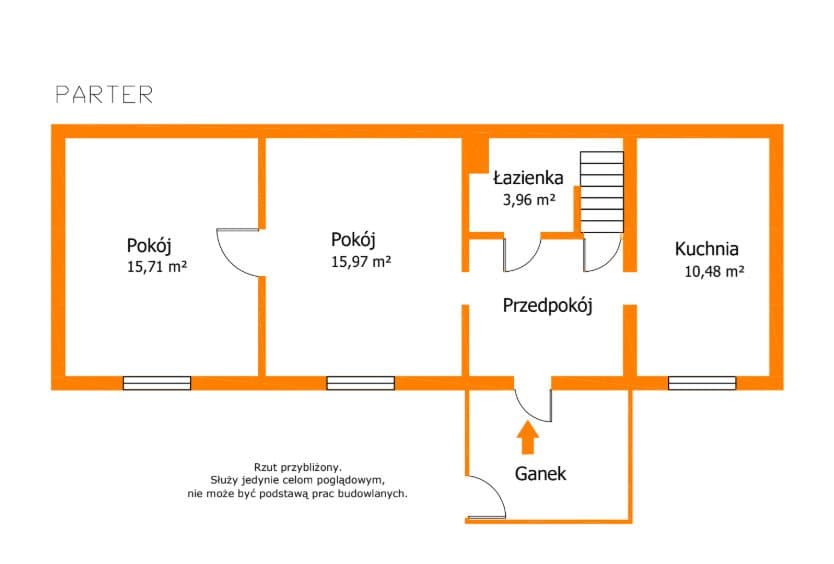 Uwaga! Sprzedam 53,3 m² czystej potencjałologii - zdjęcie 8