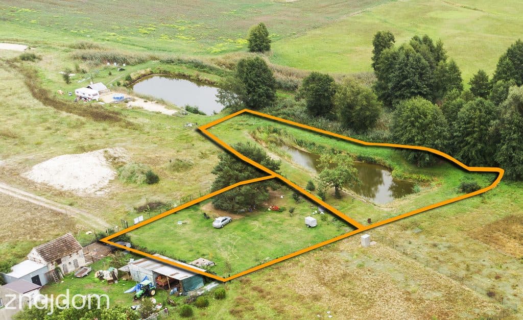 Własny staw ! Działka 4315 m² z MPZP