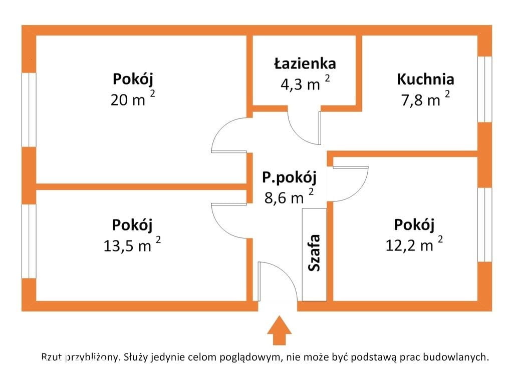3 pokoje, parter, cegła, parking, atrakcyjna cena! - zdjęcie 2