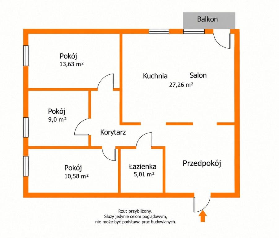 Wyjątkowe 78,9 m² z klimatyzacją | 4 pokoje - zdjęcie 6