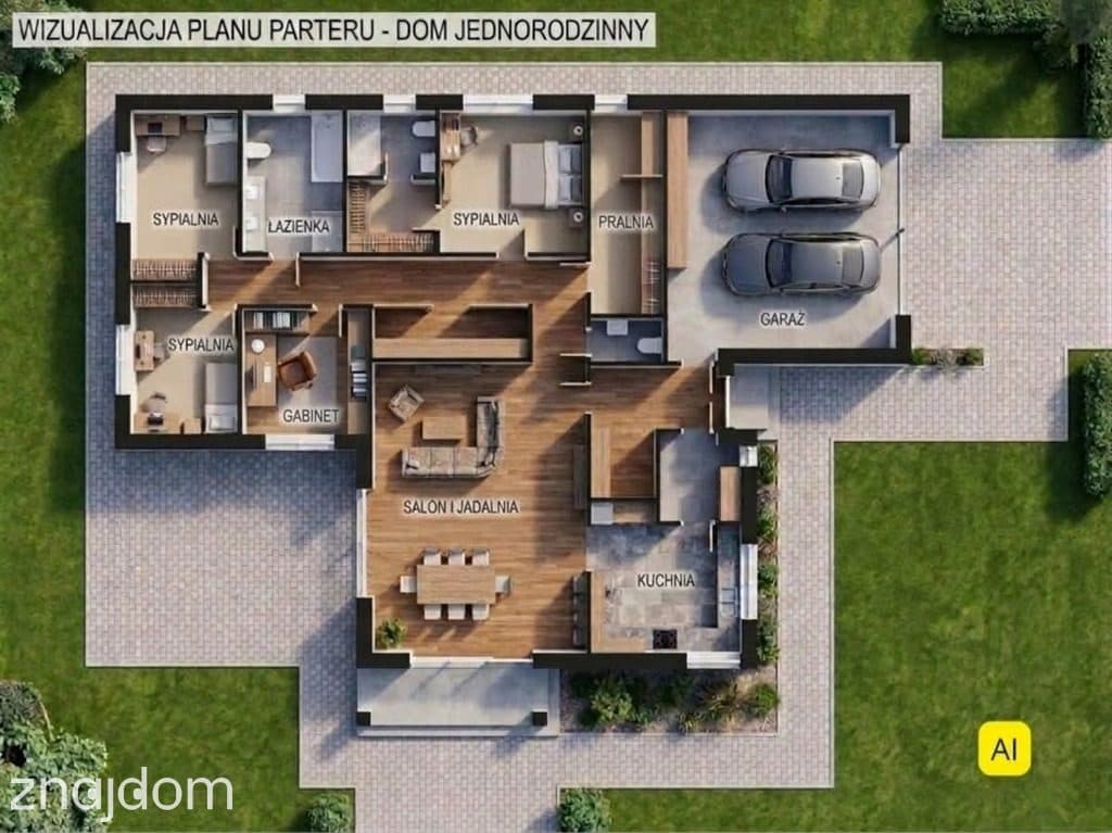 Działka budowlana z pozwoleniem na budowę! 1477m2 - zdjęcie 3