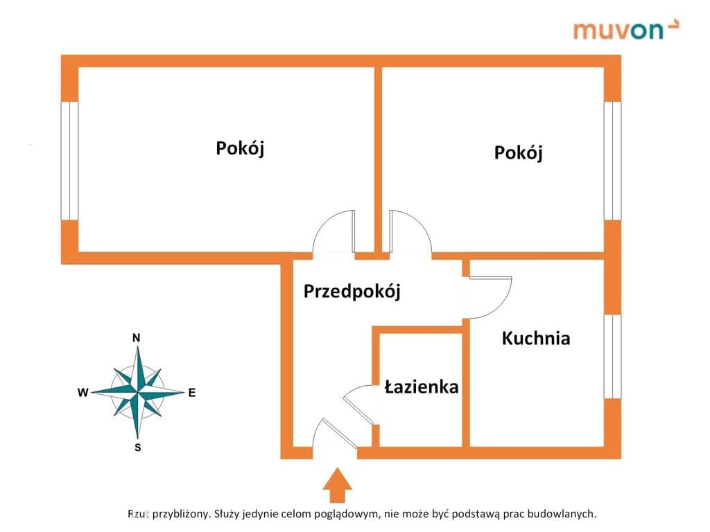 Wyremontowane, wyposażone i umeblowane M3 do wprowadzenia, 1 piętro! - zdjęcie 7