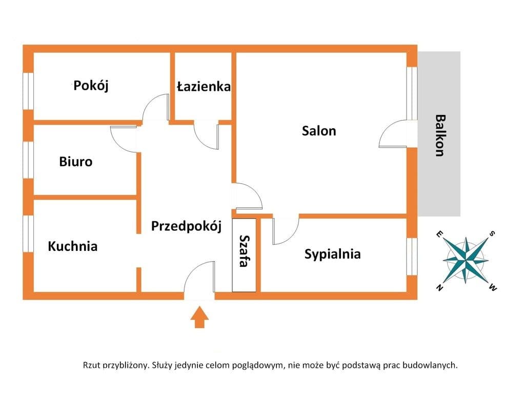 4 pokoje w świetnej lokalizacji! - zdjęcie 8